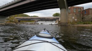 Woodsville Covered Bridge, as seen from a kayak