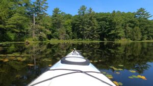 French Pond, Haverhill, New Hampshire - kayaking